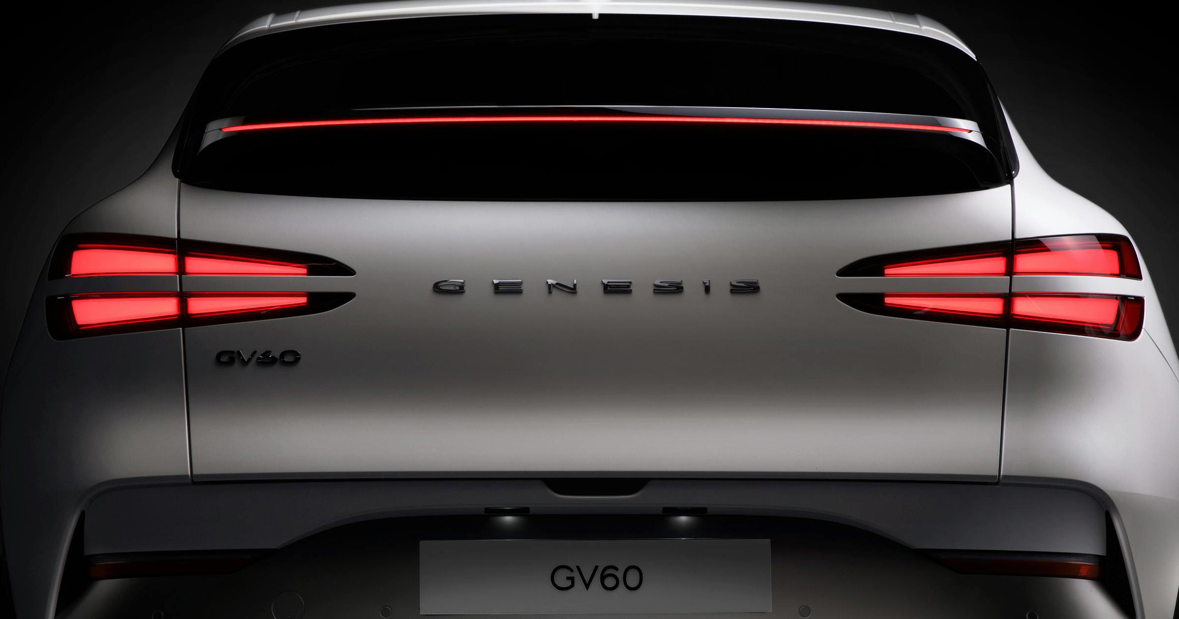 Das hintere Ende eines Elektroautos